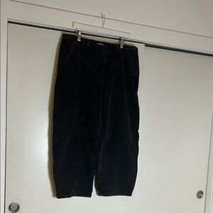 Future Collective Black Denim barrel Jeans